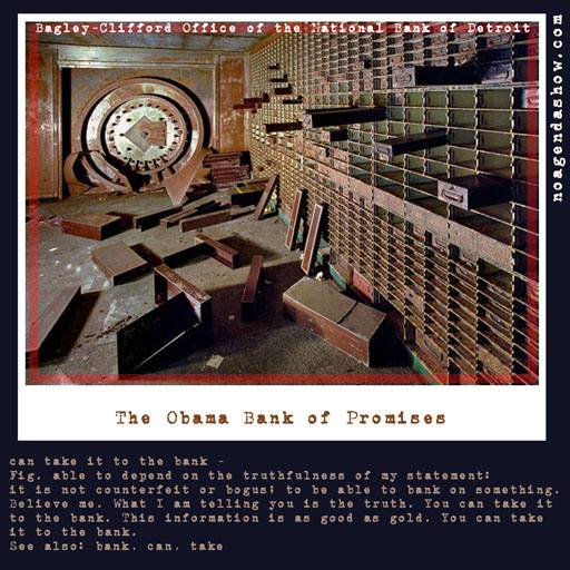 The Obama Bank of Promises by Thijs Brouwers