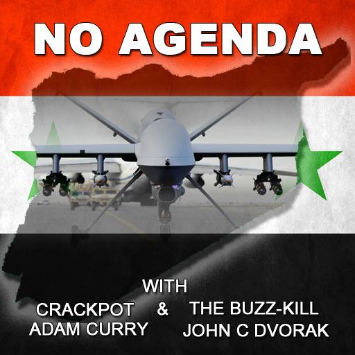 Syria flag background with hellfire drone by Techno Lee