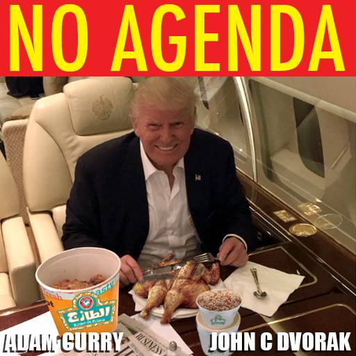 Trump Enjoying Saudi Arabian Fast Food (Al Tzaj) by Joshua Pettigrew