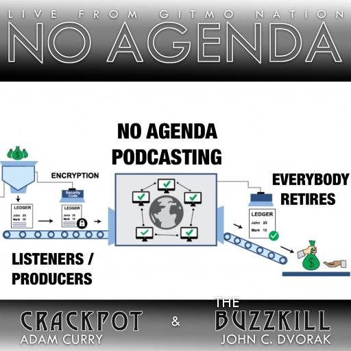 No Agenda blockchain by Comic Strip Blogger