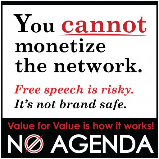 You cannot monetize the network by MountainJay