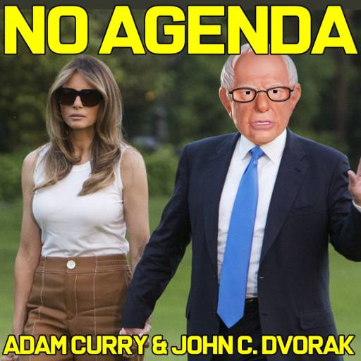 Trump wearing  Bernie mask by Comic Strip Blogger