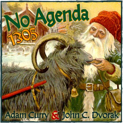 1305, Jultomten & Yule Goat (painting by Jenny Nyström, 1854-1946, public domain) by MountainJay