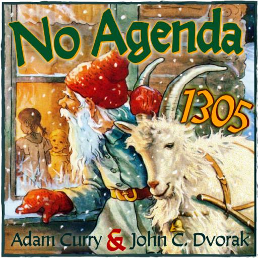 1305, Yule Goat & Gnome (painting by Jenny Nyström, 1854-1946, public domain) by MountainJay