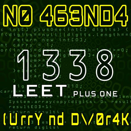 LEET Plus One by Parker Paulie, a Black Knight