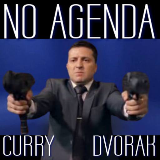 Wag the dog blue screen with current President of Ukraine , variant 4, scene from his TV show by Comic Strip Blogger