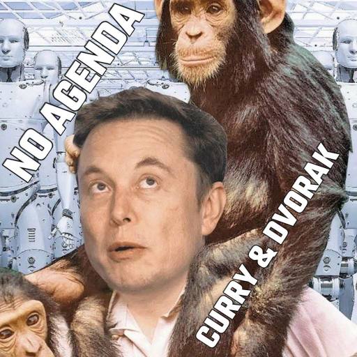elon touching monkey by Comic Strip Blogger