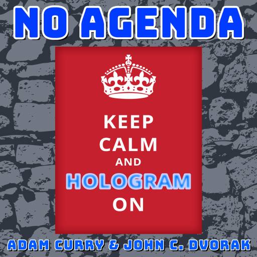 Keep Calm & Hologram On by Parker Paulie, a Black Knight