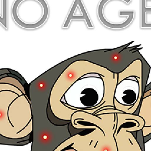 Monkey Pox (White) by Bill Walsh (Sir Saturday)