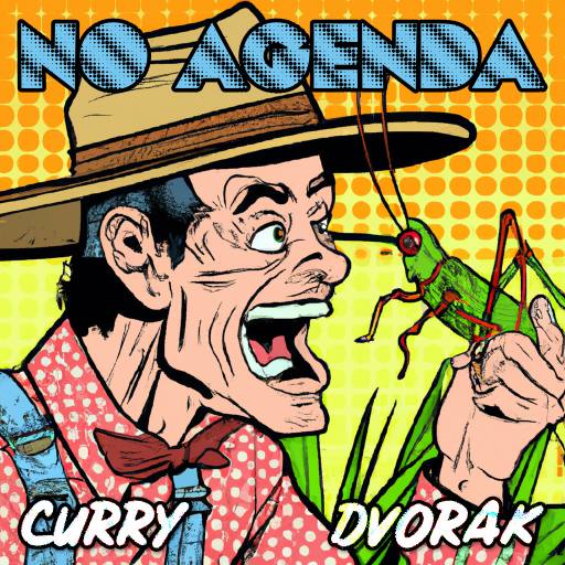 ai generated - farmer eating bug 2 by Nykko Syme