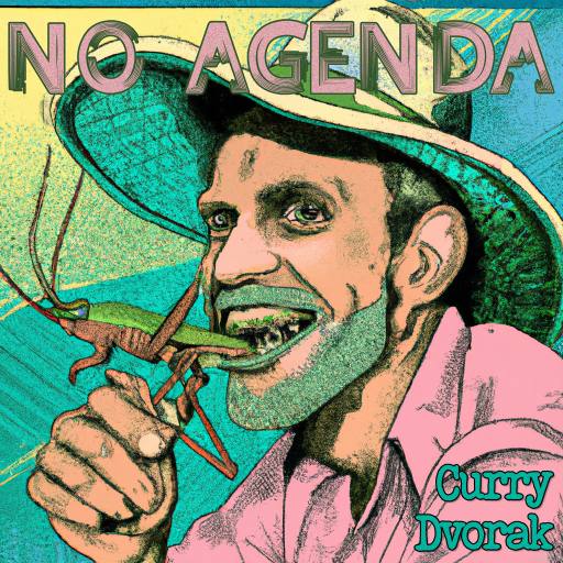 ai generated - farmer eating bug by Nykko Syme