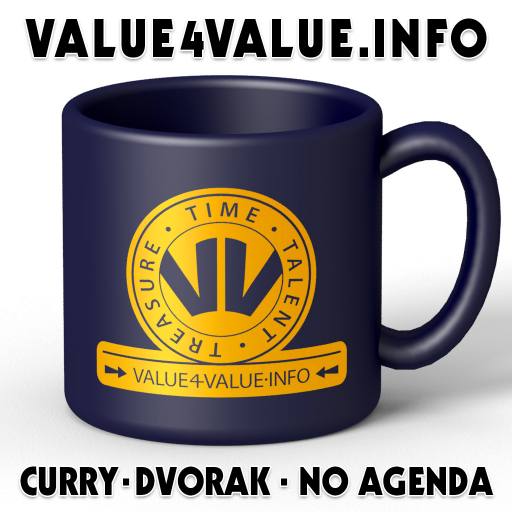 V4V Gold on Matt Black Mug 01 by Mark-Dhand