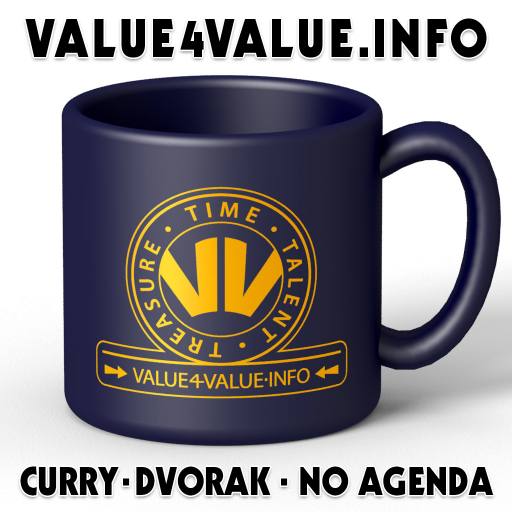 V4V Gold on Matt Black Mug 02 by Mark-Dhand