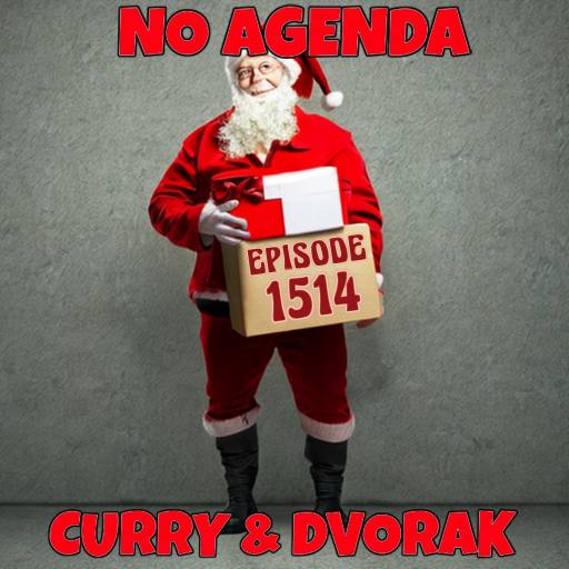 Santa delivering episode 1514, AI-generated so not stolen by Comic Strip Blogger