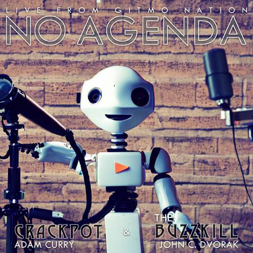 AI podcaster by Comic Strip Blogger