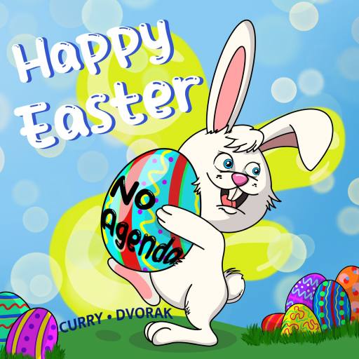 Happy Easter Bunny Steals No Agenda Egg by Fluff Comet