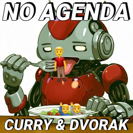 AI eating by Comic Strip Blogger