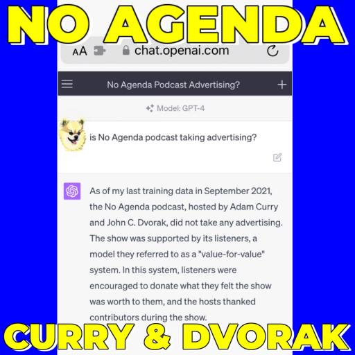 AC, you are wrong: good AI knows that No Agenda takes no advertising, kurwa. by Comic Strip Blogger