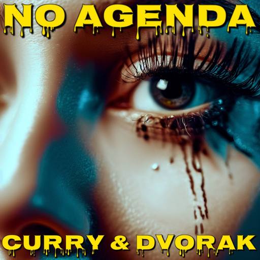 mascara running (AI-generated so not stolen, kurwa) by Comic Strip Blogger