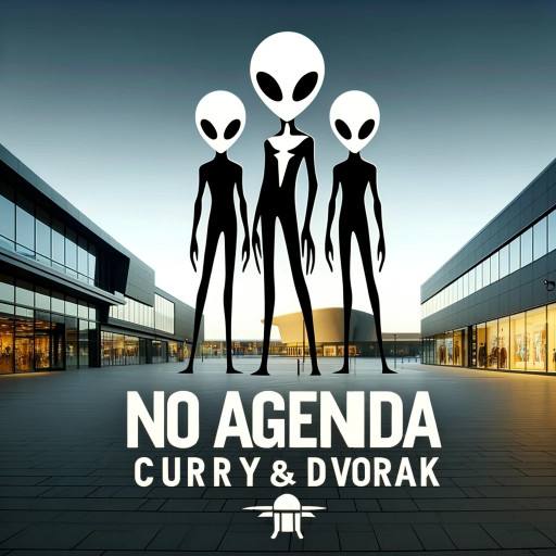 aliens in mall by Comic Strip Blogger