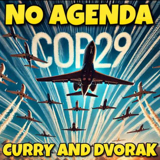 flying to COP29 ( AI generated) by Comic Strip Blogger