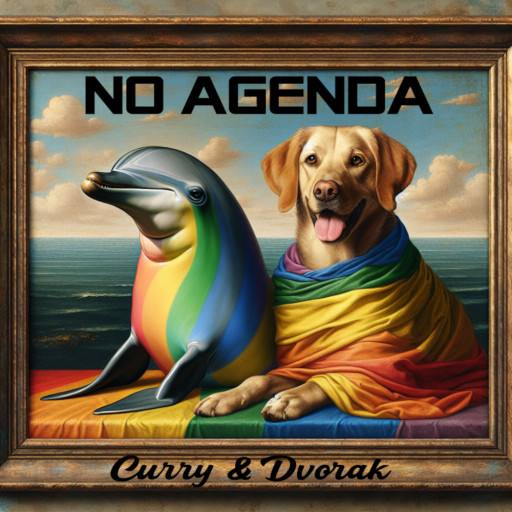 Dog and Dolphin by Jeffrey Rea