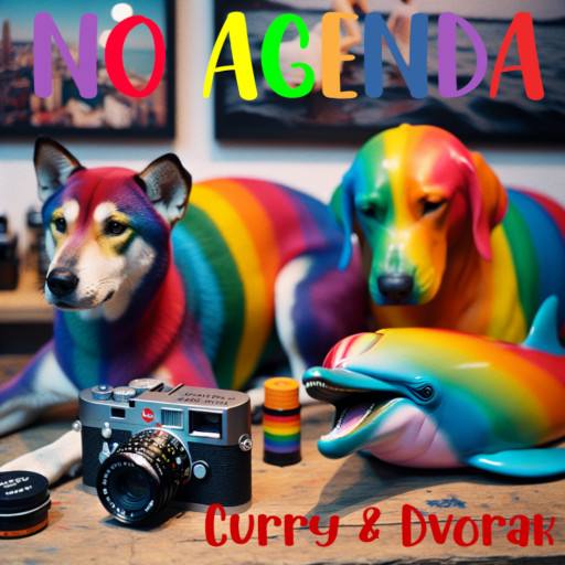 Dogs and Dolphin by Jeffrey Rea