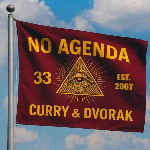 No Agenda Flag by Darren O'Neill