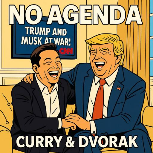 Trump And Musk At War - Comic by Darren O'Neill