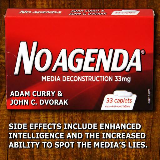 No Agenda Tylenol Rebrand by Darren O'Neill