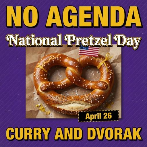 On April 26 in USA: national pretzel day by Comic Strip Blogger
