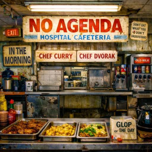 No Agenda Cafeteria by Darren O'Neill