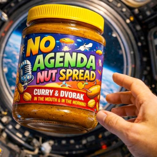 Nut Spread In Space by Darren O'Neill