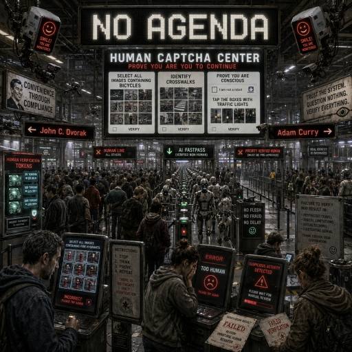 Human Captcha Center by Randy Black