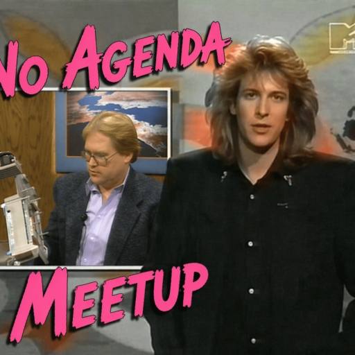 No Agenda Meetup Sign by Yeoman Zach
