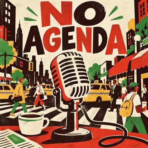 No Agenda evergreen by Comic Strip Blogger