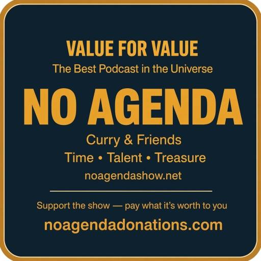 No Agenda V4V Minimalist Gold/Navy by Scott Auld